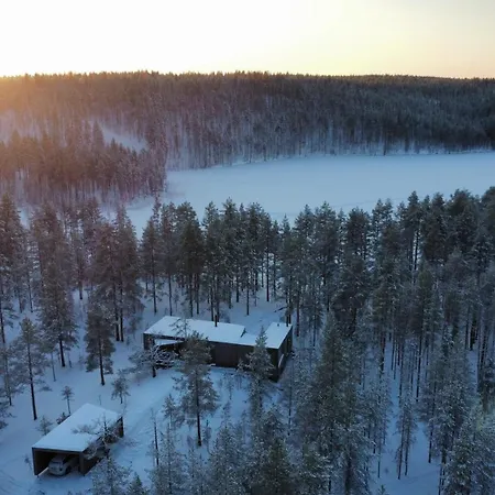 Wood Villa Like In The Middle Of Lapland'S Nature Villa