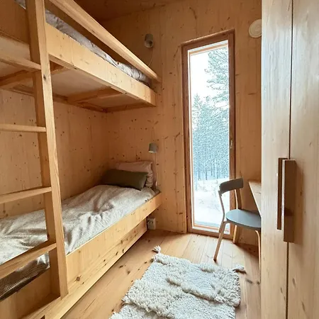 Wood Villa Like In The Middle Of Lapland'S Nature