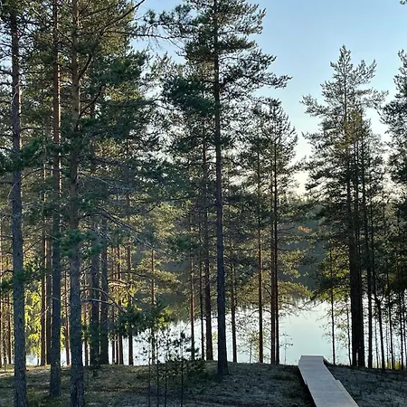 Wood Villa Like In The Middle Of Lapland'S Nature